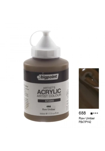 Bigpoint Akrilik Boya 500 ml Raw Umber 688