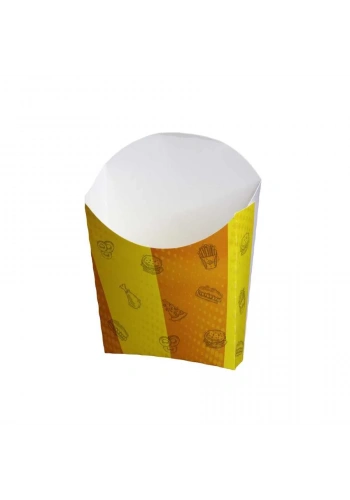 Kızarmış Patates Kutusu (Lüks) Büyük - 70 Adet