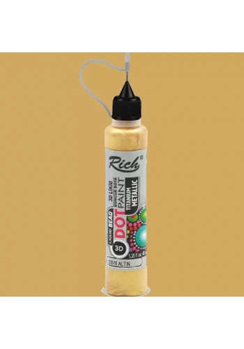 Rich Dot Paınt Boncuk Boya 12078 Altın