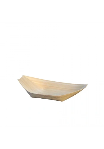 Tahta Kayık Tabak 6,5x11,5 cm - 50 Adet