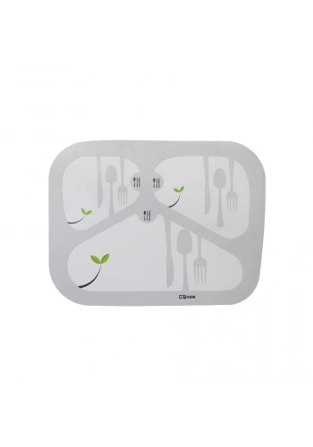 DMR31 3 Bölmeli Sıcağa Dayanıklı Karton Gıda Kabı Kapağı - 75 Adet