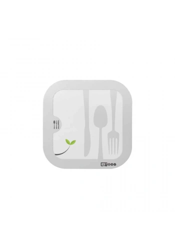 DMR01 Sıcağa Dayanıklı Karton Gıda Kabı Kapağı - 50 Adet