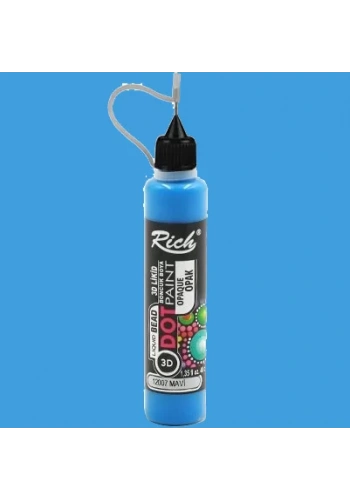 Rich Dot Paınt Boncuk Boya Titanium Metalik  15130 Mavi