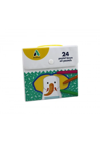 ADEL 24 RENK ÇANTALI PASTEL BOYA 4281824002