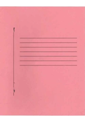 ALEMDAR PEMBE TELLİ TAM KAPAKLI LÜKS KARTON DOSYA