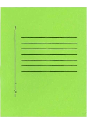 ALEMDAR YEŞİL TELLİ TAM KAPAKLI LÜKS KARTON DOSYA