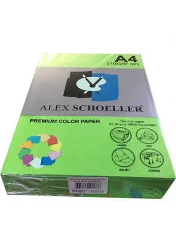 ALEX A4 KOYU YEŞİL 45230 FOTOKOPİ KAĞIDI 100 LÜ