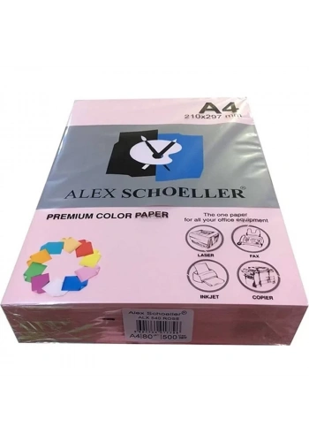 ALEX ALX-540 A4 GÜL K.FOTOKOPİ KAĞIDI 500 LÜ