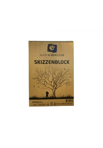 ALEX KRAFT ESKİZ BLOK 35x50 15 YP SPİRALLİ ALX1175
