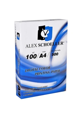 ALEX SCHOELLER A4 100 gr FOTOKOPİ KAĞIDI 500 LÜ (ÖZEL FİYAT)