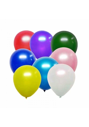 BALON METALİK 12 INC KARIŞIK RENK 100 LÜ