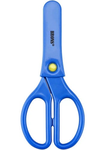 BRONS ÖĞRENCİ MAKASI YAYLI KORUMA KILIFLI BR-702