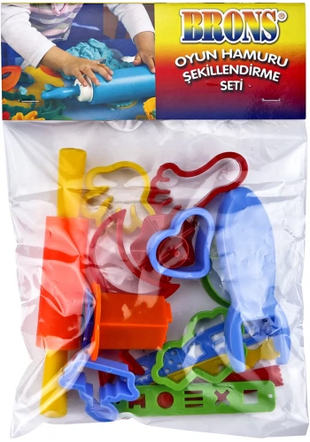 BRONS OYUN HAMURU ŞEKİLLENDİRME SETİ MERDANELİ BR-471