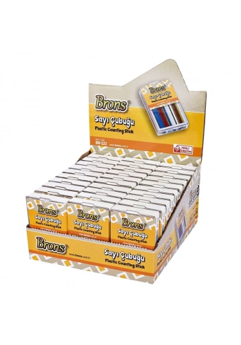 BRONS SAYI ÇUBUĞU PLASTİK KUTU BR-222