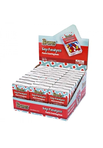 BRONS SAYI FASÜLYESİ PLASTİK KUTU BR-221