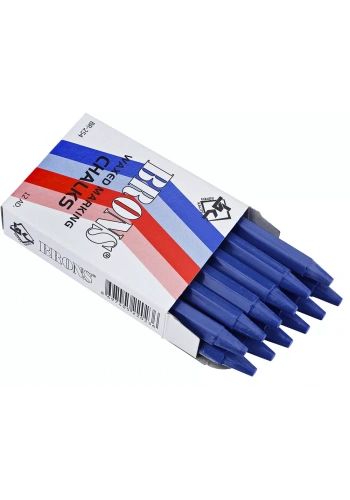 BRONS YAĞLI MARKA TEBEŞİR MAVİ 12 Lİ BR-254