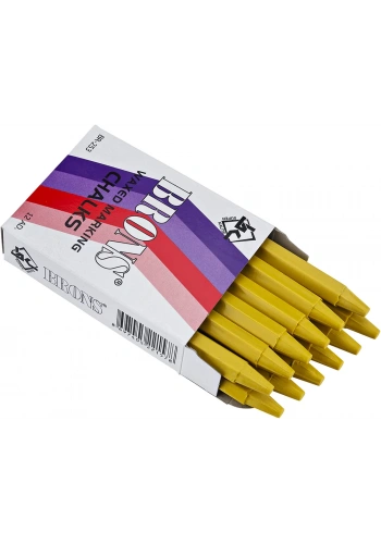 BRONS YAĞLI MARKA TEBEŞİR SARI 12 Lİ BR-253