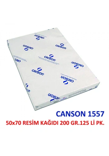 CANSON 1557 50x70 RESİM KAĞIDI 200 GR.125 Lİ PK.204121513