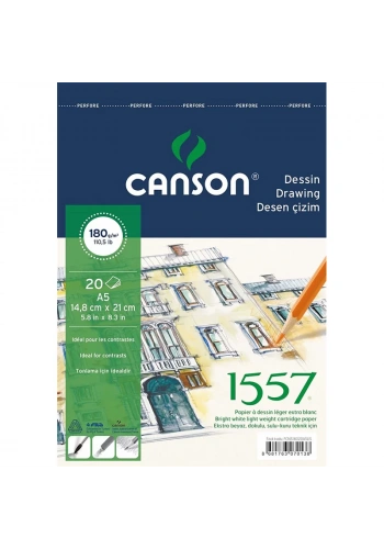 CANSON A5 20 YP RESİM DEFTERİ 180 GR 18020A5US