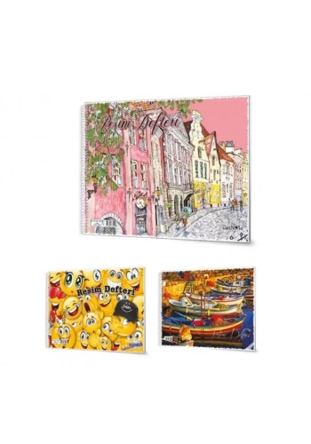 ÇINAR 24x34 SPİRALLİ RESİM DEFTERİ 30 YP KARTON KAPAK 33009