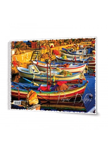 ÇINAR 33x48 SPİRALLİ  RESİM DEFTERİ 15 YP 33001