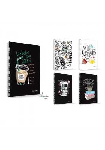ÇINAR COFFEE 17x24 120 YP KARELİ SERT KPK DEFTER 55145