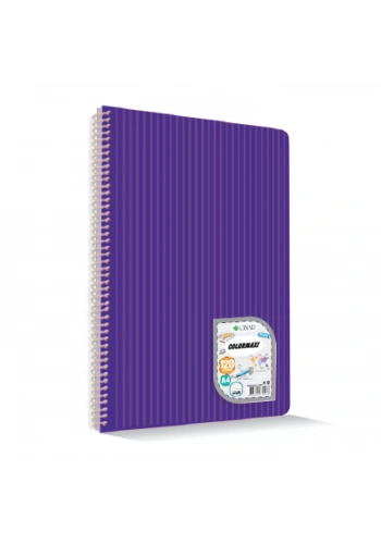 ÇINAR COLORMAXI A4 144 YP ÇİZGİLİ PP KAPAK SPİRALLİ 73010