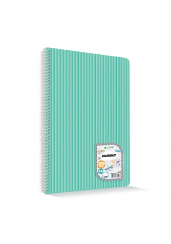 ÇINAR COLORMAXI A4 60 YP ÇİZGİLİ PP KAPAK SPİRALLİ  73013