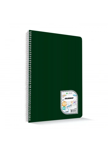 ÇINAR COLORMAXI A4 60 YP DÜZ PP KAPAK SPİRALLİ 73012