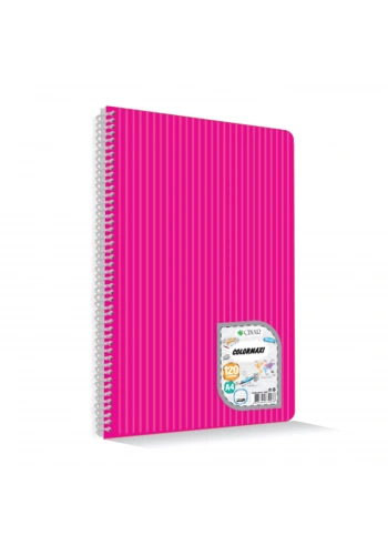 ÇINAR COLORMAXI A4 72 YP DÜZ PP KAPAK SPİRALLİ DEFTER 73000