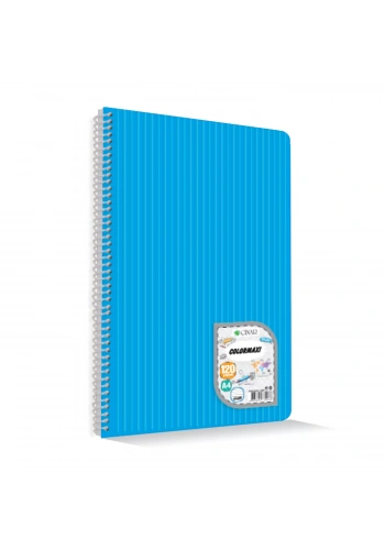 ÇINAR COLORMAXI A4 96 YP ÇİZGİLİ PP KAPAK SPİRALLİ DEFTER 73004