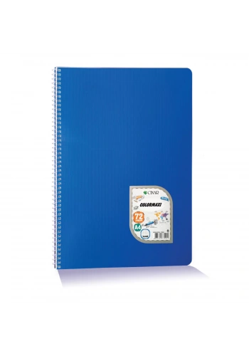 ÇINAR COLORMAXI A4 96 YP DÜZ PP KAPAK SPİRALLİ DEFTER 73003