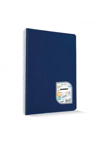 ÇINAR COLORMAXI A4 96 YP KARELİ PP KAPAK SPİRALLİ DEFTER 73005