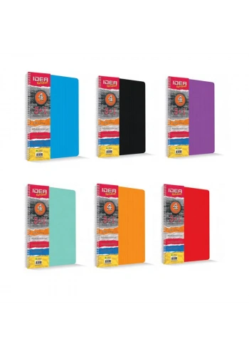 ÇINAR IDEA A4 120 YP 3+1 AYRAÇLI DEFTER 63005