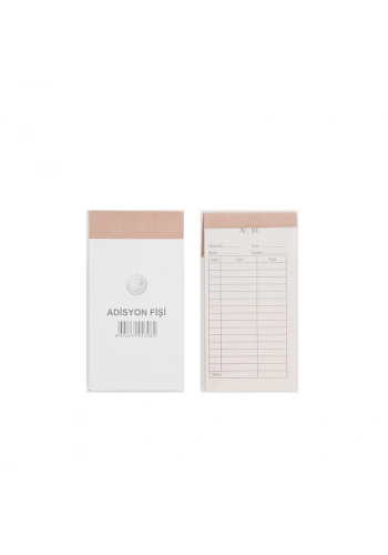 DİLMAN ADİSYON FİŞİ KÜÇÜK ADET