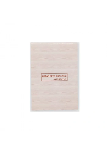 DİLMAN AMBAR SEVK İRSALİYESİ 2/50 3 N OTOKOPİLİ