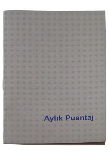 DİLMAN AYLIK BÜYÜK PUANTAJ DEFTERİ