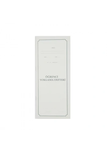 DİLMAN ÖĞRENCİ YOKLAMA DEFTERİ