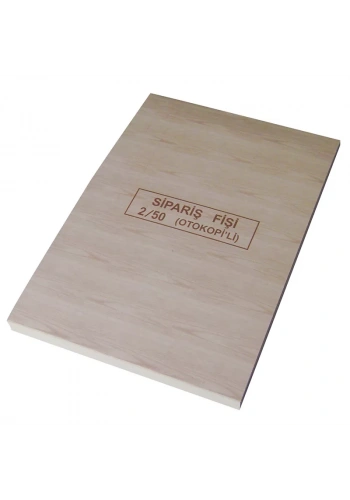 DİLMAN SİPARİŞ FİŞİ 2/50 2 N OTOKOPİLİ