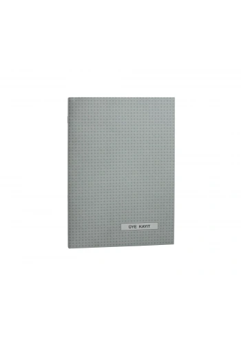 DİLMAN ÜYE KAYIT DEFTERİ KARTON KAPAK 40LI