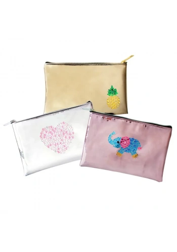 DOLPHIN PC-5002 AYNALI KALEM ÇANTASI YASSI