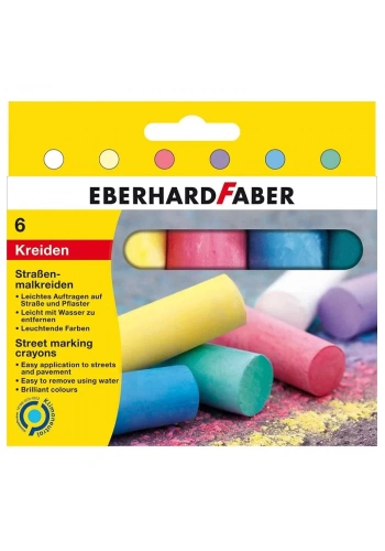 EBERHARDFABER 6 RENK SOKAK İŞARETLEME TEBEŞİRİ