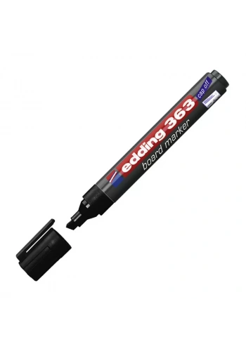 EDDİNG 363 SİYAH KESİK UÇLU TAHTA KALEMİ