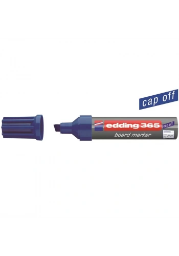 EDDİNG 365 KALIN KESİK UÇ MAVİ TAHTA KALEMİ