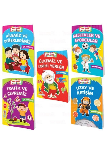 EMA ÇOCUK OKUL ÖNCESİ BOYA VE ÖĞREN KİTABI 1-5