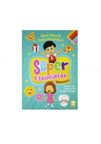EMA ÇOCUK SÜPER ETKİNLİKLER KİT. RENKLER ŞEKİLLER