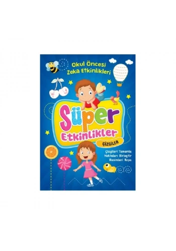 EMA ÇOCUK SÜPER ETKİNLİKLER KİTABI ÇİZGİLER