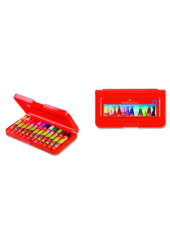 FABER 12 RENK PASTEL BOYA (PLASTİK KUTU) 52811251120