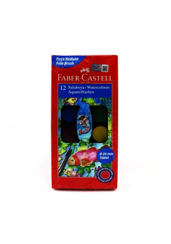 FABER 12 RENK SULU BOYA  KÜÇÜK BOY 125011