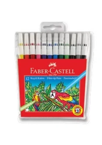 FABER 12 RENK YIKANABİLİR KEÇELİ KALEM 67155130